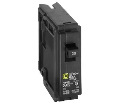 TELEMECANIQUE HOM130 30 Amp 1-Pole Type HOM Plug-On Miniature Circuit Breaker