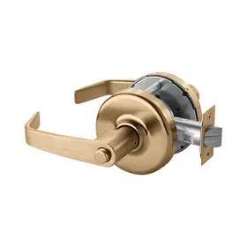 Corbin Ruswin CLX3320-NZD-612 Grade 1 Privacy Newport Cylindrical Lever 2-3/4in Backset ANSI Strike SA114 612