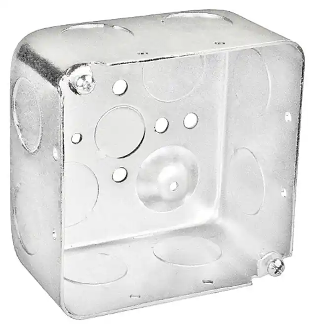 Topaz D4454 4IN Steel Square Box