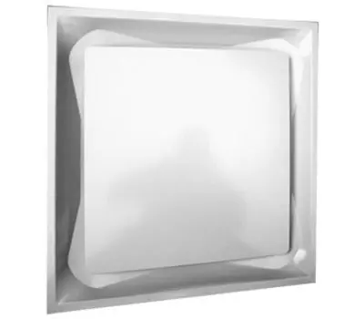 HART & COOLEY DPD08W 8 in. Steel Fixed Collar Detachable Plate Diffuser