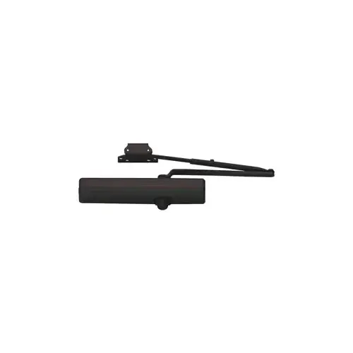 LCN Closers 1461-HW/PA-DKBZ Surface Mount Medium Duty Cast Iron Closer Adjustable Size 1-6