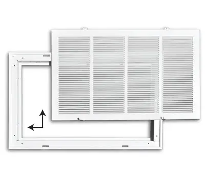 TRUAIRE 193RF14X25 14 x 25 in. Steel Return Air Filter Grille with Removable Face