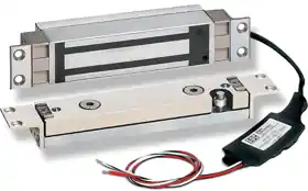 Security Door Controls 1562-ITC 2000lbs HiShear Single Door Concealed Electromagnetic Lock 12/24VDC Replacement MPN