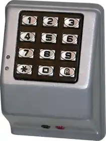 Alarm Lock DK3000MS Trilogy T3 Keypad Standalone Access Wall Mount Weather Proof 2000 Users 40000 Event Audit Trail 500 Scheduled Events