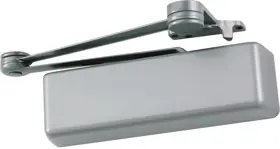 LCN CLOSERS 4111-CUSH-AL-LH Surface Door Closer with Cush-N-Stop Parallel Arm