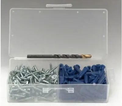 PECO FASTENERS 8710E 10X1 HH PLSTC ANCH KIT