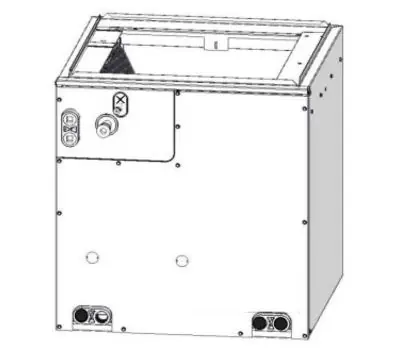 International Comfort Products EVM5X24M14A 2 Ton 24000 BTU R-454b TXV Multi-Poise 14 in. Cased Evaporator Coil