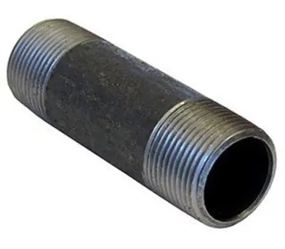 ANVIL 0330054008 4 x 5 in. Black Steel Nipple