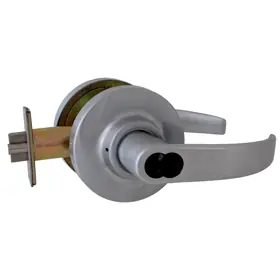 Marks Hardware 295RAB/26D SFIC - Entry Lever Lockset, Curved Lever, Less Core, 2-3/4 inches Backset