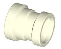 Westlake Pipe & Fittings H659 Gasketed DWV Adapter Coupling 6 inches x 6 inches