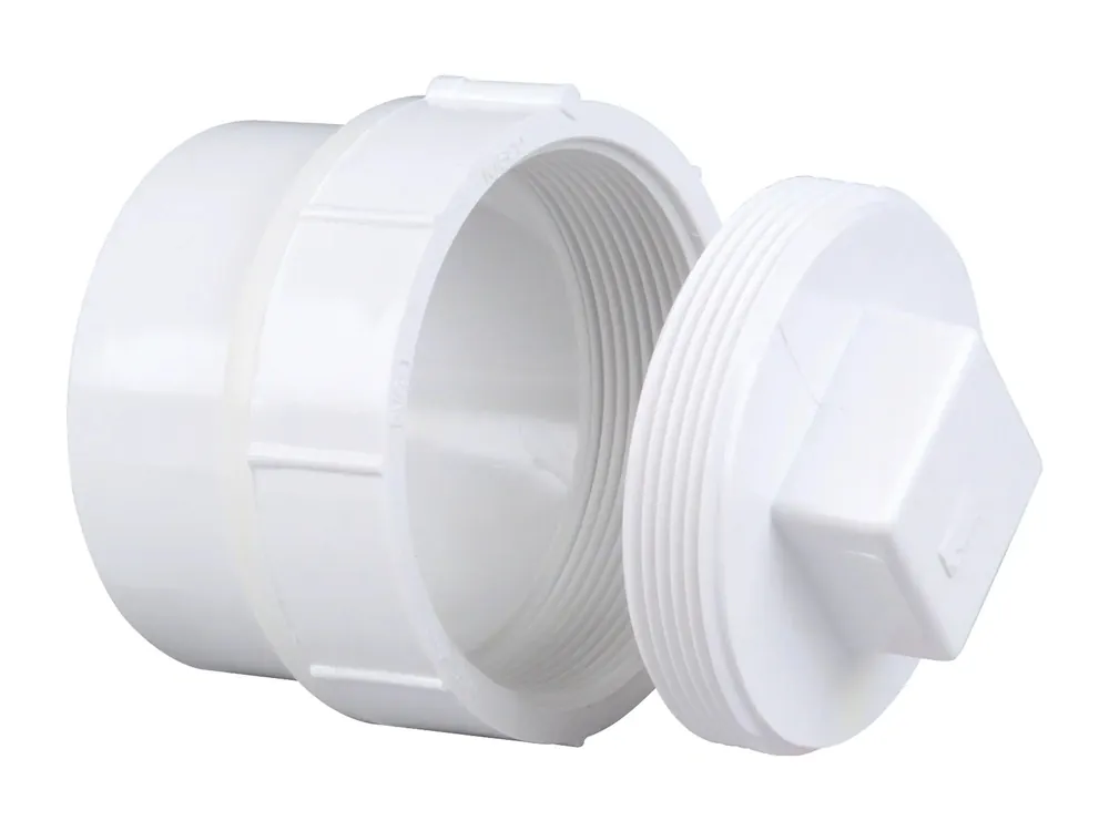 NIBCO 4816 Cleanout Adapter Spg x Cleanout with Plug - PVC DWV