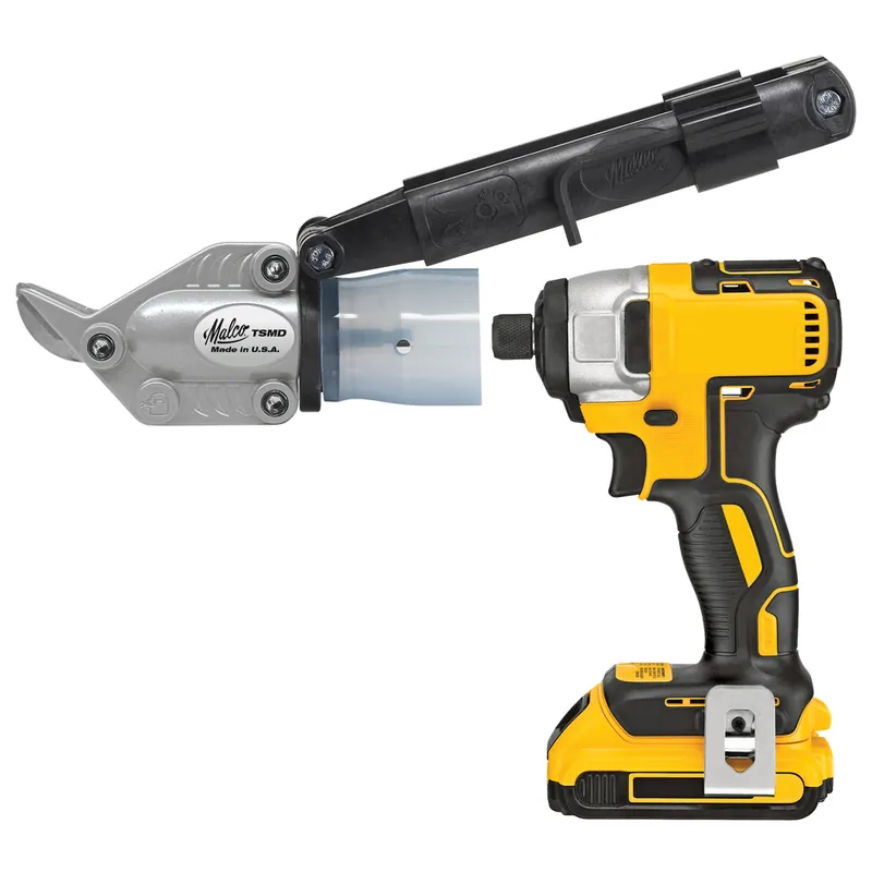 Malco TSMD Double Cut Sheet Metal Shear Drill Attachment