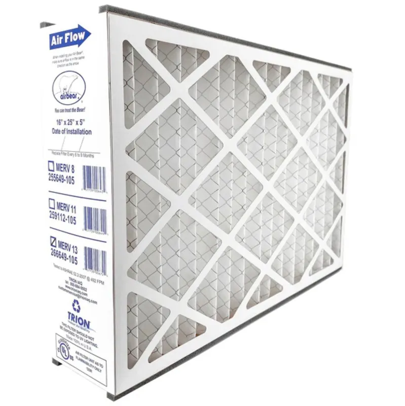 Trion 266649-105 MERV 13 Pleated Air Filter 16 x 25 x 5