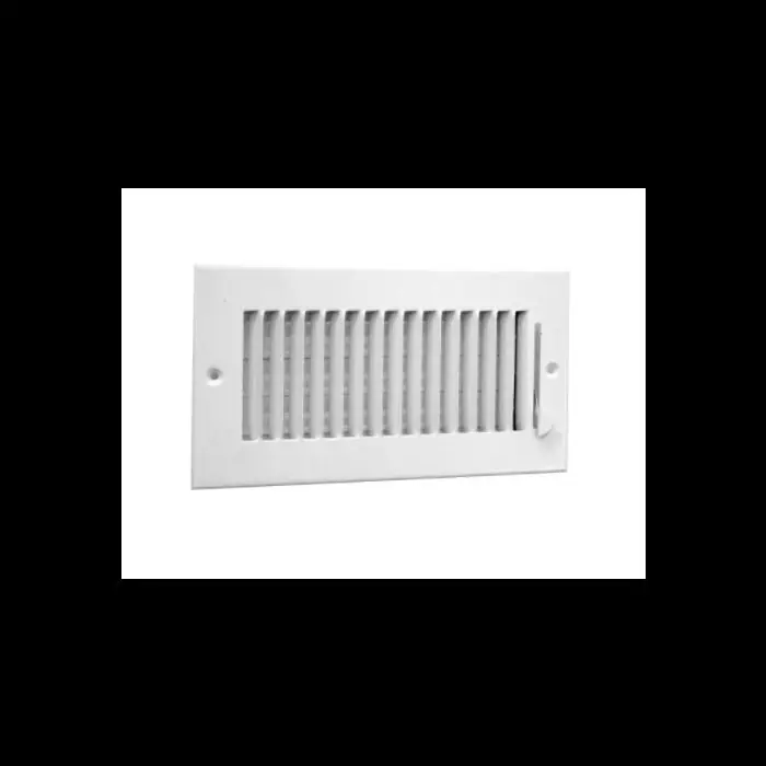 HART & COOLEY 703924 3-Way Sidewall/Ceiling Register With Multi-Louver Damper 12 x 8 in