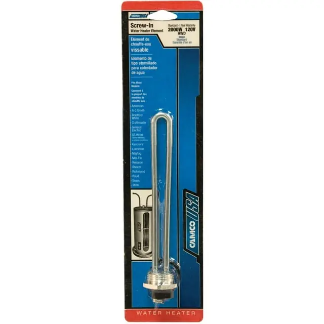 Camco Manufacturing 2203 High Watt Density Screw-In Water Heater Element 2000 W