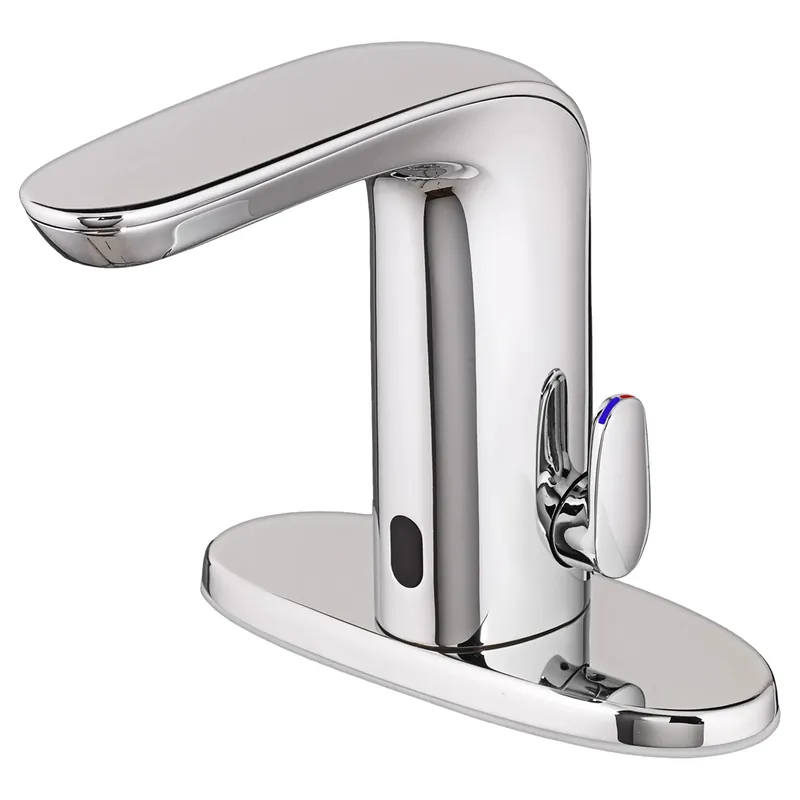 American 7755.315.002 NextGen Selectronic Touchless Faucet, Battery-Powered With SmarTherm Safety Shut-Off + ADM, 1.5 gpm/5.7 Lpm