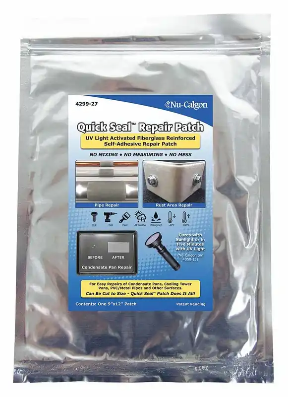 Nu-Calgon 4299-27 HVAC Instant Patch Repair 9 In X 1