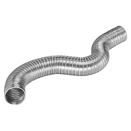 Lambro Industries 310 Flexible Aluminum Semi-Rigid HVAC Duct 8 inch x 8 foot