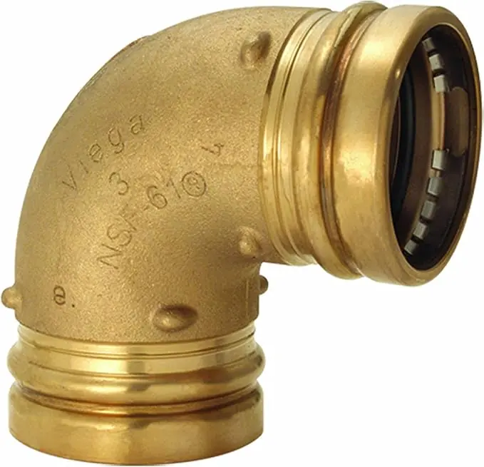 Viega 91367 ProPress XL Bronze 90 Elbow (Cxc)