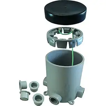 Cantex 5133760 Floor Box Base 90.0 Cu. In.